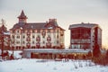 Hotel in Strbske pleso, High Tatras, Slovak republic Royalty Free Stock Photo