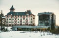 Hotel in Strbske pleso, High Tatras, Slovakia Royalty Free Stock Photo