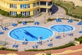 Hotel Swimming Pool Royalty Free Stock Photo