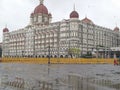 Hotel Taj view in rainy season. Royalty Free Stock Photo