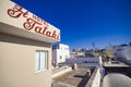 Hotel Tataki, city of Fira, Santorini, Greece Royalty Free Stock Photo