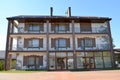 Hotel in the territory of the center of rest, Kaliningrad Royalty Free Stock Photo