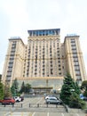 hotel Ukraine in the center of the big city Kyiv