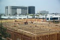 Hotel under construction in Los Angeles
