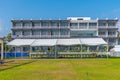 Hotel at Uppuveli Beach at Trincomalee, Sri Lanka Royalty Free Stock Photo