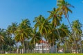 Hotel at Uppuveli Beach at Trincomalee, Sri Lanka Royalty Free Stock Photo