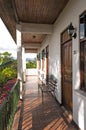 Hotel Walkway Royalty Free Stock Photo