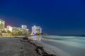 hotel zone at night, sea view, CancÃÂºn, Quintana Roo , Mexico