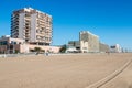 Hotels and Attractions on the 3-Mile Virginia Beach Boardwalk Royalty Free Stock Photo