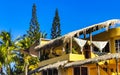 Hotels buildings houses in tropical paradise in Puerto Escondido Mexico