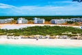 Hotels under construction at the Cuban northern keys