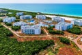 Hotels under construction at the Cuban northern keys