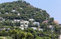 Hotels and villas in Capri. View from Augustus Gardens, Isle of