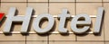 Hotelsign Royalty Free Stock Photo