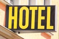 Hotelsign Royalty Free Stock Photo