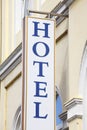Hotelsign Royalty Free Stock Photo