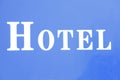 Hotelsign Royalty Free Stock Photo