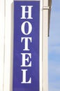 Hotelsign Royalty Free Stock Photo