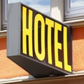 Hotelsign Royalty Free Stock Photo