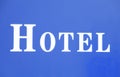 Hotelsign Royalty Free Stock Photo