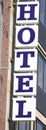 Hotelsign Royalty Free Stock Photo