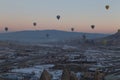Hotfire balloons festival, cappadocia, turkey, kappadokya Royalty Free Stock Photo