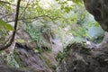 Hotnitsa Waterfall cliffs from Veliko Tarnovo province in Bulgaria