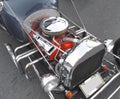 Hotrod car engine Royalty Free Stock Photo