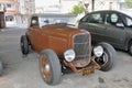 Hotrod Ford 1936 with a V8 engine on a parking