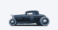 Hotrod, Illustration Royalty Free Stock Photo