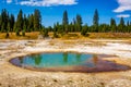 Hotspring pool in Yellowstone