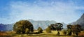 Hottentots Holland Mountains Royalty Free Stock Photo