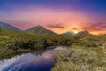 Hottentots Holland Mountains and rivers in Overberg western cape South Africa Royalty Free Stock Photo