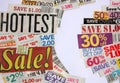 Hottest sale and coupon offers Royalty Free Stock Photo