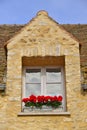 Houdan, France - april 3 2017 : old house Royalty Free Stock Photo