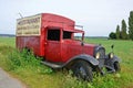 Houdan, France - april 3 2017 : old lorry Royalty Free Stock Photo