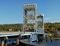 Houghton county bridge in Michigan Royalty Free Stock Photo