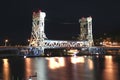 Houghton Vertical lift bridge Royalty Free Stock Photo