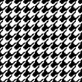 Hounds-tooth repeating pattern Royalty Free Stock Photo