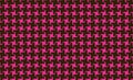 Hounds tooth seamless pattern on pink background.