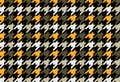 Houndstood seamless pattern background . Royalty Free Stock Photo