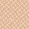 Houndstooth background coral peach and tan Royalty Free Stock Photo