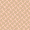 Houndstooth background coral peach and tan