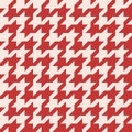 Houndstooth check pattern, Xmas plaid pattern vector