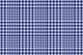 Houndstooth cobalt vector pattern Royalty Free Stock Photo
