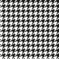 Seamless houndstooth pattern wallpaper background Royalty Free Stock Photo