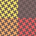 Houndstooth pattern Royalty Free Stock Photo