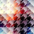Houndstooth pattern on abstract geometric Royalty Free Stock Photo