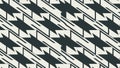 Houndstooth Pattern Seamless Background, vector design Generative AI Royalty Free Stock Photo