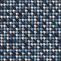 Houndstooth pattern. Seamless vector Royalty Free Stock Photo